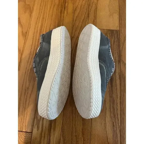 NEW Blowfish Malibu SUPER SWEET Women Canvas Sneaker Gray Color Washed 8M - Picture 3 of 7